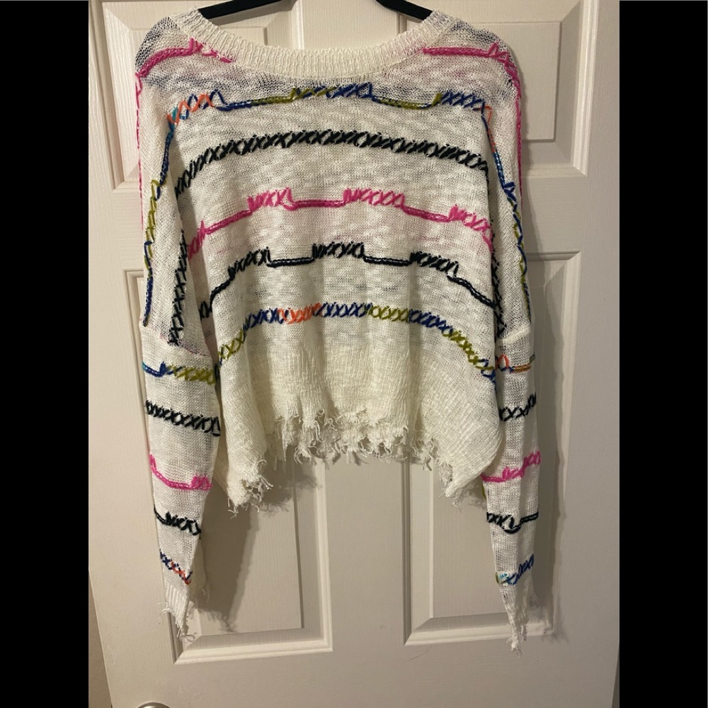 Vici distressed sweater new with tags